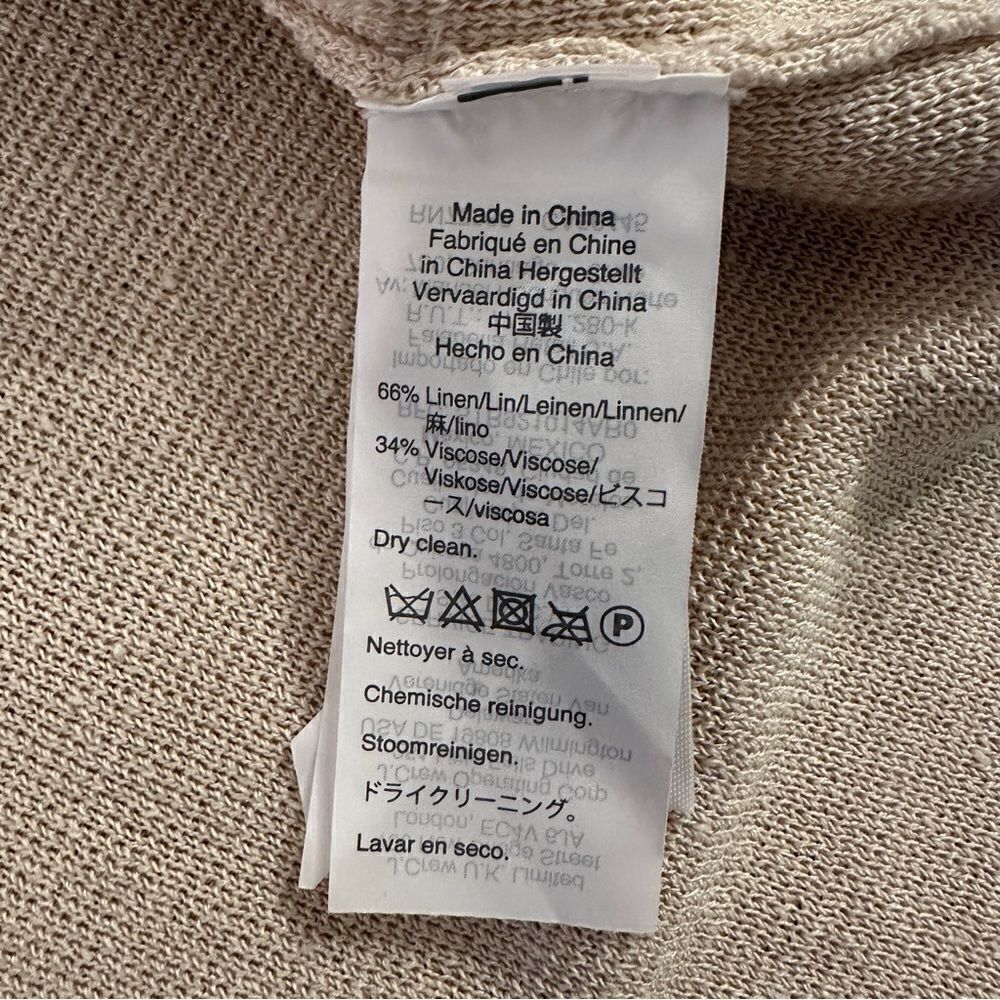 J. Crew Linen Open Sweater - Picture 6 of 7
